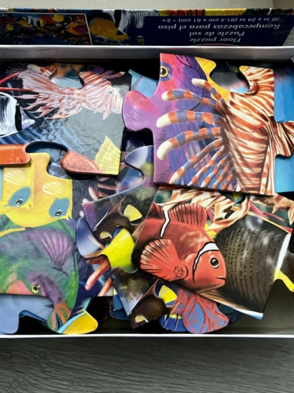 Melissa & Doug Kids Underwater Ocean Floor Educational 48 Piece Puzzle Ages 3+